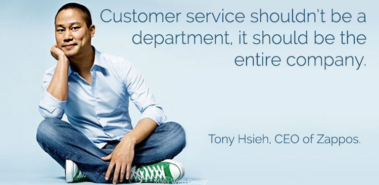 Service quotes Zappos